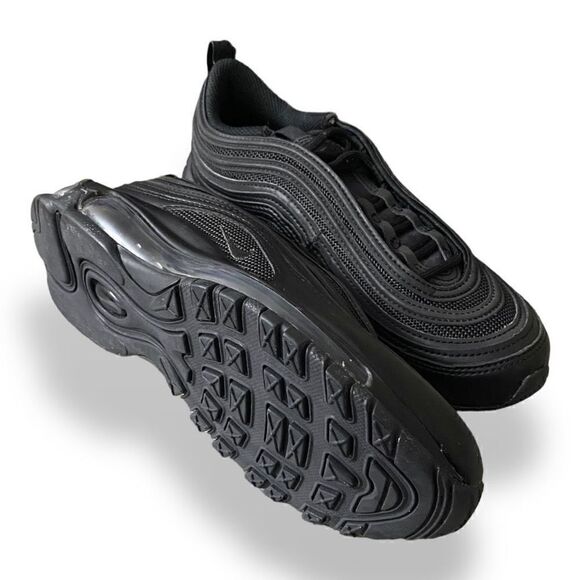 New Nike Womens Air Max 97 Triple Black Shoes Sneakers DH8016-002 size 6 - Picture 6 of 7